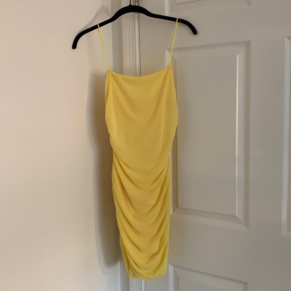 Pastel yellow dress